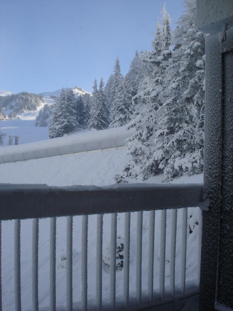 neige sur notre balcon 2016